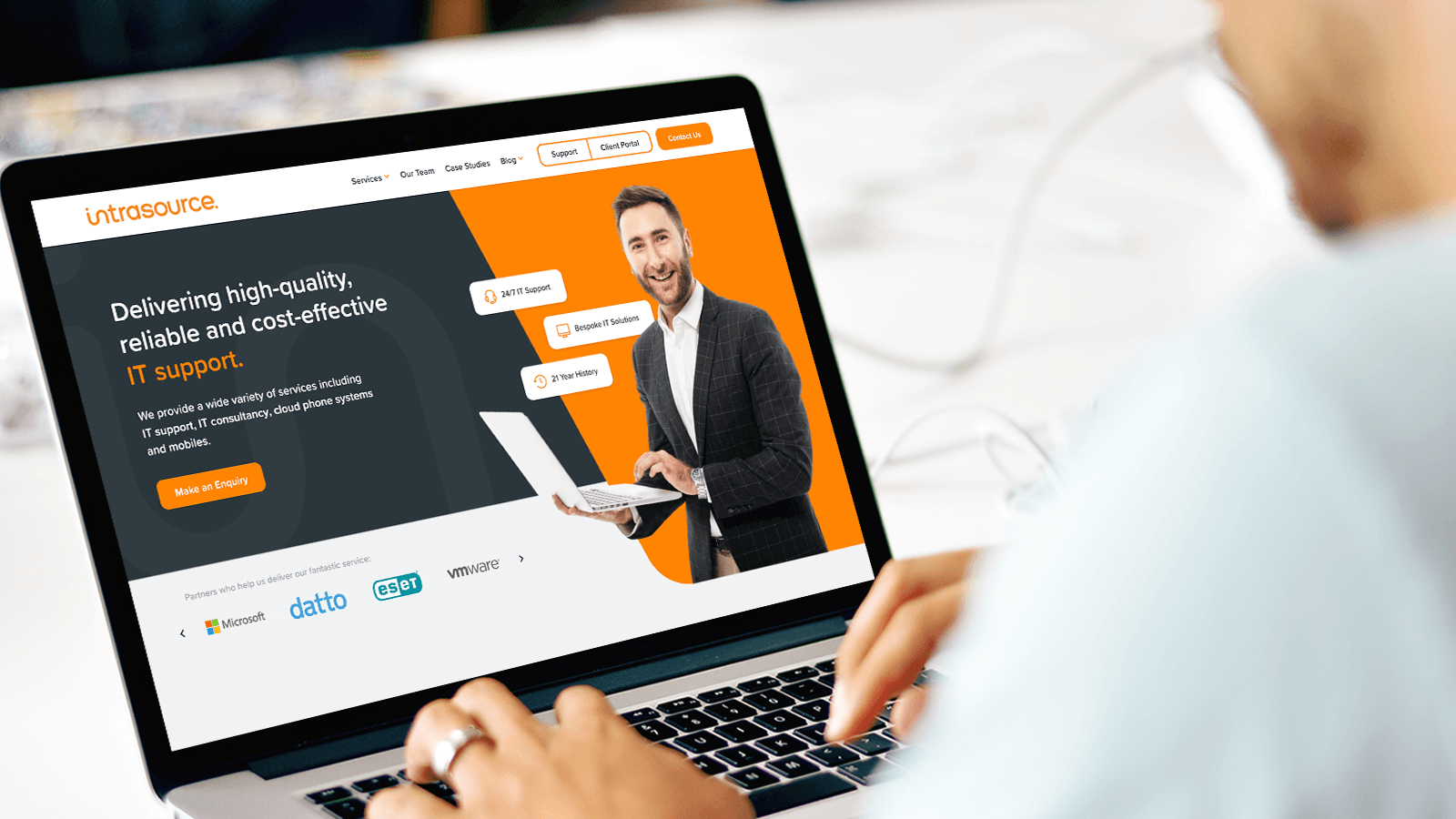 intrasource website design