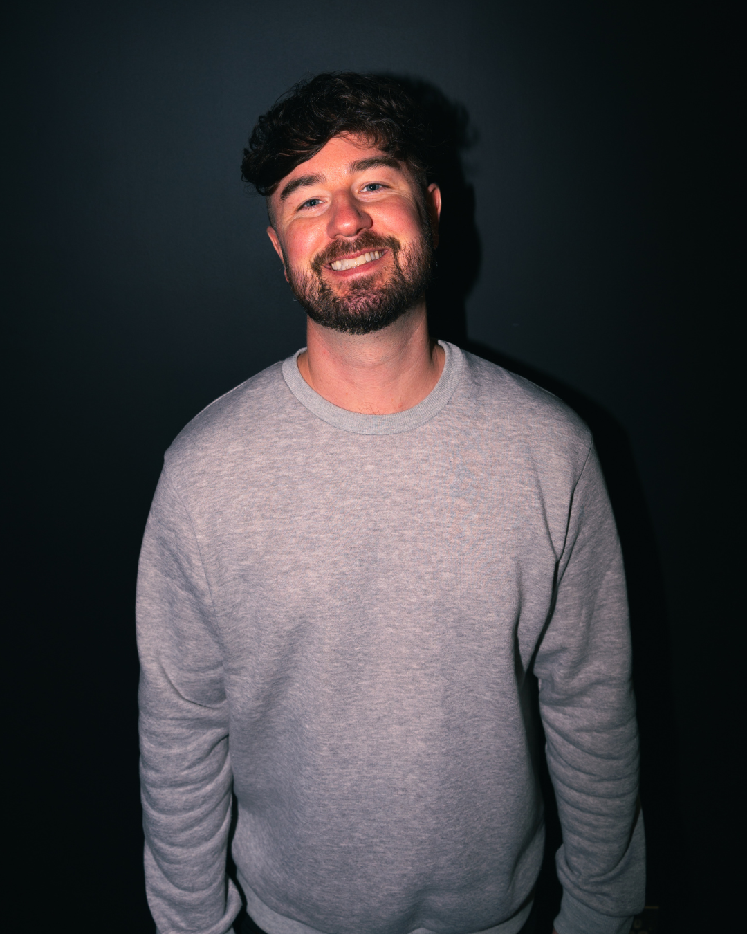 Superfly Managing Director, Nick Tyldsley in a direct flash headshot.